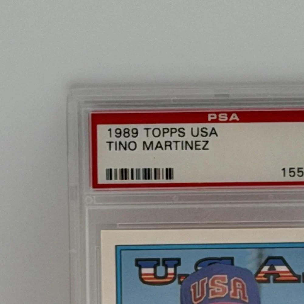 1989 Topps USA Tino Martinez #66T PSA 9 USA Baseball Card Team USA Mint
